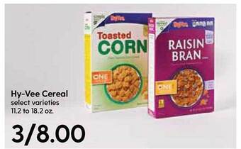 Hy-Vee Hyvee Cereal offer