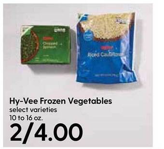 Hy-Vee Hyvee Frozen Vegetables offer