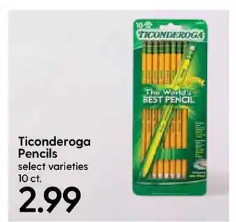 Hy-Vee Ticonderoga Pencils offer