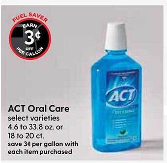 Hy-Vee Act Oral Care offer