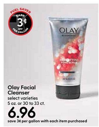 Hy-Vee Olay Facial Cleanser offer