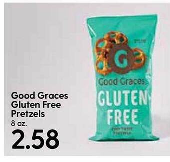 Hy-Vee Good Graces Gluten Free Pretzels offer