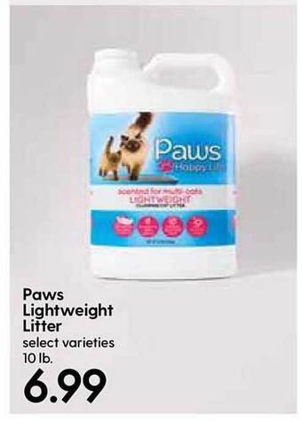 Hy-Vee Paws Lightweight Litter offer