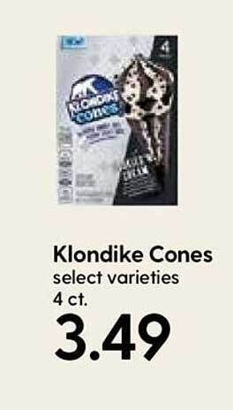 Hy-Vee Klondike Cones offer
