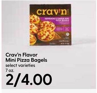Hy-Vee Crav'n Flavor Mini Pizza Bagels offer
