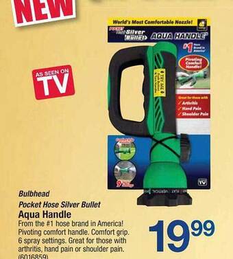 Ace Hardware Bulbhead Pocket Hose Silver Bullet Aqua Handle offer