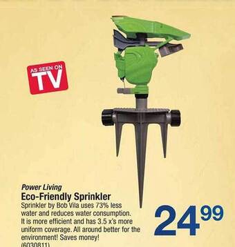 Ace Hardware Power Living Eco-friendly Sprinkler offer