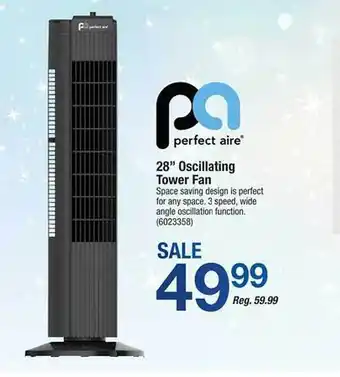 Ace Hardware Perfect Aire Tower Fan offer