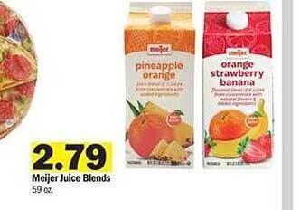 Meijer Meijer Juice Blends offer