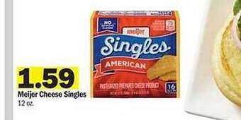 Meijer Meijer Cheese Singles offer