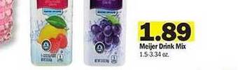 Meijer Meijer Drink Mix offer