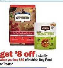 Meijer Nutrish Dog Food Or Treats offer