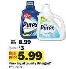 Meijer Purex Liquid Laundry Detergent offer
