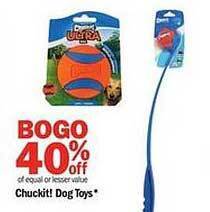 Meijer Chuckit! Dog Toys offer