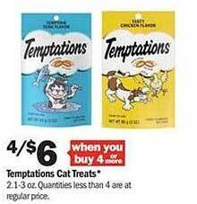 Meijer Temptations Cat Treats offer
