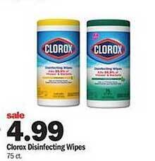 Meijer Clorox Disinfecting Wipes offer