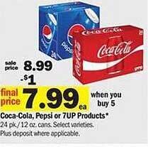 Meijer Coca-cola, Pepsi Or 7up Products offer