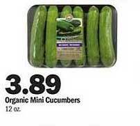 Meijer Organic Mini Cucumbers offer