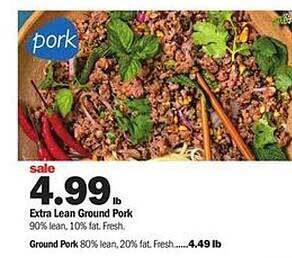 Meijer Extra Lean Ground Pork offer