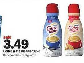 Meijer Coffee Mate Creamer offer
