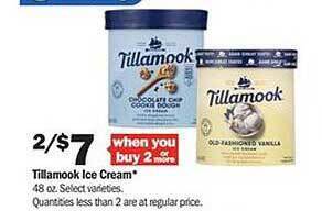 Meijer Tillamook Ice Cream offer