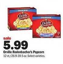 Meijer Orville Redenbacher's Popcorn offer