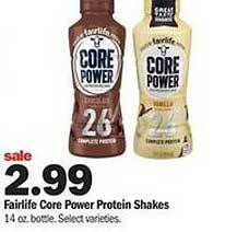Meijer Fairlife Core Power Protein Shakes offer