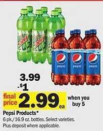 Meijer Pepsi Products offer