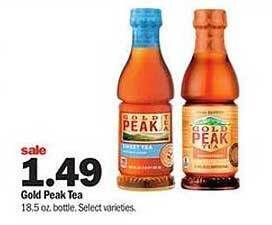 Meijer Gold Peak Tea offer