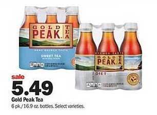 Meijer Gold Peak Tea offer