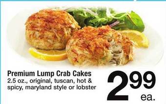 Safeway Premium Lump Crab Cakes offer