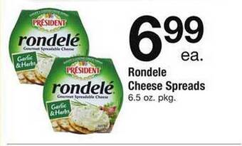 Safeway Rondele Cheese Spreads offer