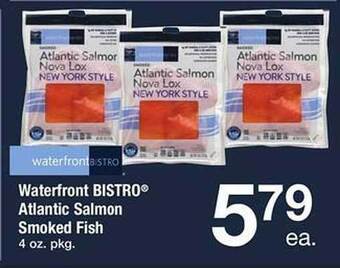Safeway Waterfront Bistro Atlantic Salmon Smoked Fish offer