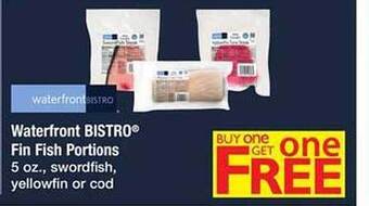 Safeway Waterfront Bistro Fin Fish Portions offer