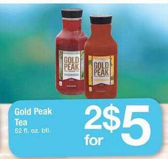 Safeway Gold Peak Tea offer