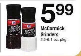 Safeway McCormick Grinders offer