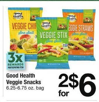 Safeway Good Health Veggie Snacks offer