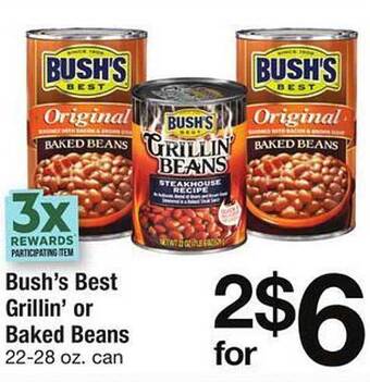 Safeway Bush's Best Grillin' Or Baked Beans offer