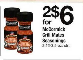 Safeway McCormick Grill Mates Seasonings offer