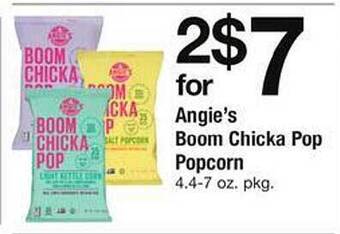 Safeway Angie's Boom Chicka Pop Popcorn offer