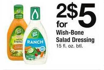 Safeway Wish-bone Salad Dressing offer