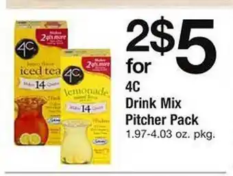 Safeway Drink Mix Pitcher Pack offer
