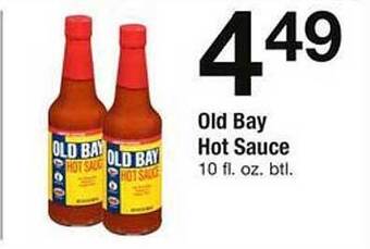 Safeway Old Bay Hot Sauce offer