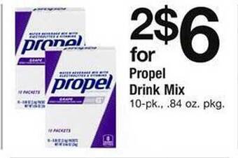Safeway Propel Drink Mix offer