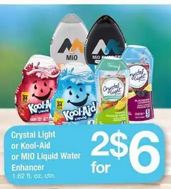 Safeway Crystal Light Or Kool-aid Or Mio Liquid Water Enhancer offer