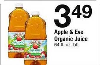 Safeway Apple & Eve Organic Juice offer