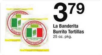 Safeway La Banderita Burrito Tortillas offer