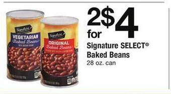 Safeway Signature Select Baked Beans offer