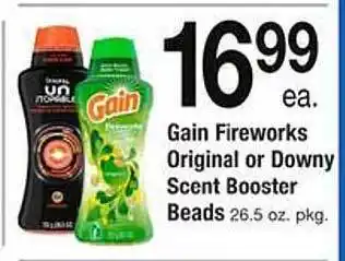Safeway Gain Fireworks Original Or Downy Scent Booster Beads offer