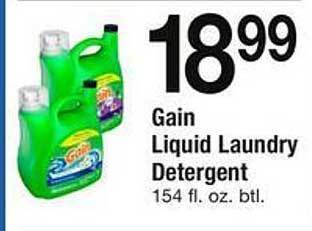 Safeway Gain Liquid Laundry Detergent offer